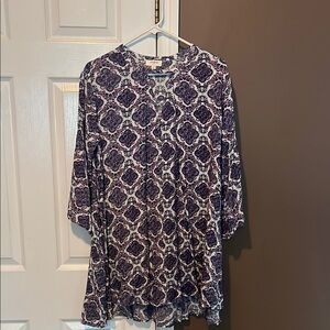 Umgee Floral Paisley Dress